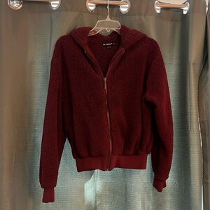 Hooded fleece BlankNYC zip up